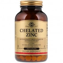 Микроэлемент Цинк Solgar Chelated Zinc 250 Tabs