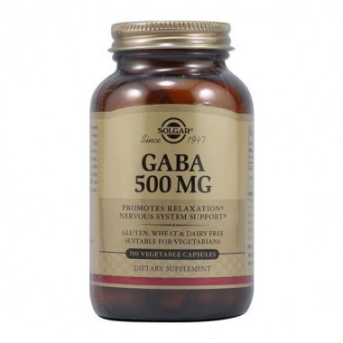 Аминокомплекс Solgar GABA 500 mg 100 Veg Caps