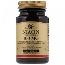 Ниацин Solgar Niacin (Vitamin B3) 100 mg 100 Tabs Ниацин Solgar Niacin (Vitamin B3) 100 mg 100 Tabs