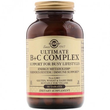 В комплекс Solgar Ultimate B+C Complex 90 Tabs