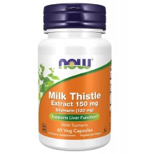 Расторопша NOW Foods Silymarin Milk Thistle 150 mg 60 Veg Caps