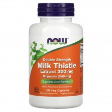 Расторопша NOW Foods Silymarin Milk Thistle 300 mg 100 Veg Caps