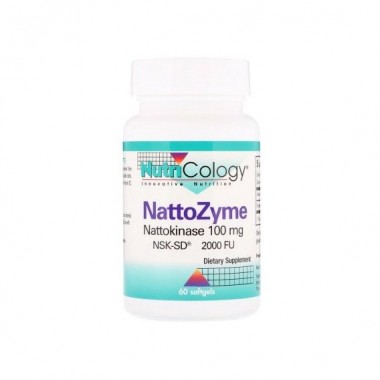 Комплекс для профилактики давления и кровообращения Nutricology NattoZyme Nattokinase 100 mg 60 Softgels