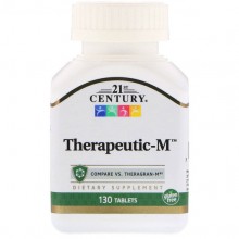 Витаминно-минеральный комплекс 21st Century Health Care Therapeutic-M 130 Tabs CEN-22368 Витаминно-минеральный комплекс 21st Century Health Care Therapeutic-M 130 Tabs CEN-22368