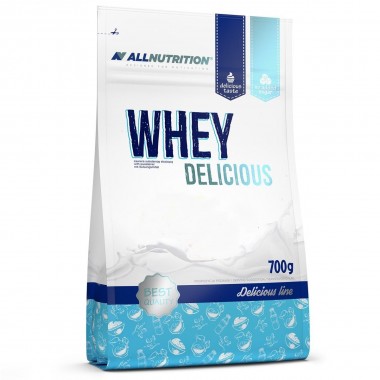 Протеин All Nutrition Whey Delicious 700 g /23 servings/ Vanilla with Strawberry