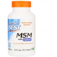 Препарат для суставов и связок Doctor's Best MSM 1500 mg 120 Tabs DRB-00097
