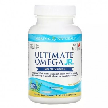 Омега 3 Nordic Naturals Ultimate Omega Junior 680 mg 90 Chewable Soft Gels Strawberry