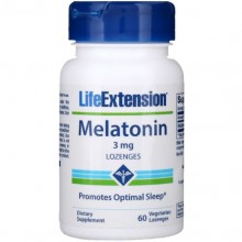 Мелатонин для сна Life Extension Melatonin 3 mg 60 Veg Lozenges LEX-33206