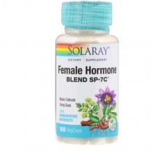 Комплекс при менопаузе Solaray Female Hormone Blend SP-7C 100 Veg Caps SOR-00276