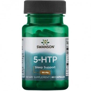 Триптофан Swanson 5-HTP 50 mg 60 Caps SWA-11236