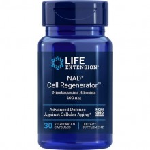 Ниацин Life Extension NAD+ Cell Regenerator, Nicotinamide Riboside 300 mg 30 Veg Caps LEX-23443