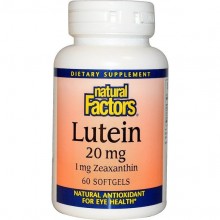 Лютеин Natural Factors Lutein 20 mg 60 Softgels NFS01032