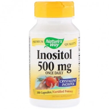 Инозитол Nature's Way Inositol, Once Daily 500 mg 100 Caps NWY40461