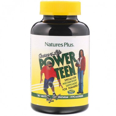 Витаминно-минеральный комплекс Nature's Plus Source of Life Power Teen 180 Tabs NTP29992