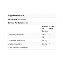 Аминокислота BCAA NOW Foods Sports, Branched Chain Amino Acids 240 Caps NF0054 Аминокислота BCAA NOW Foods Sports, Branched Chain Amino Acids 240 Caps NF0054