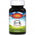 Комплекс Витамин D3+K2 Carlson Labs Vitamin D3 + K2, 50 mcg + 90 mcg 60 Caps CAR-10610
