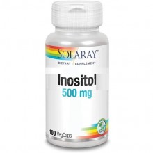Инозитол Solaray Inositol 500 mg 100 Veg Caps SOR-04358