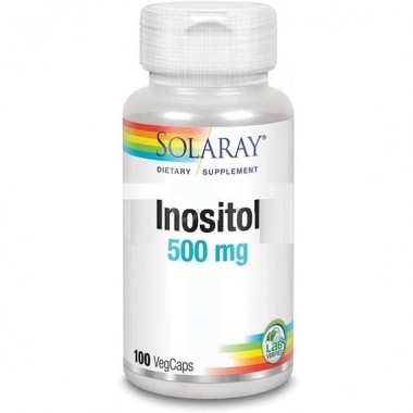 Инозитол Solaray Inositol 500 mg 100 Veg Caps SOR-04358