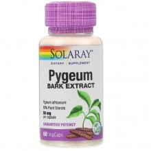 Пиджеум Solaray Pygeum Bark Extract 50 mg 60 Veg Caps SOR-03760