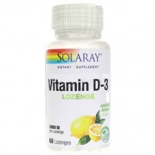Витамин D Solaray Vitamin D-3, 2000 IU 60 Lozenges Lemon Flavor SOR-79645 Витамин D Solaray Vitamin D-3, 2000 IU 60 Lozenges Lemon Flavor SOR-79645