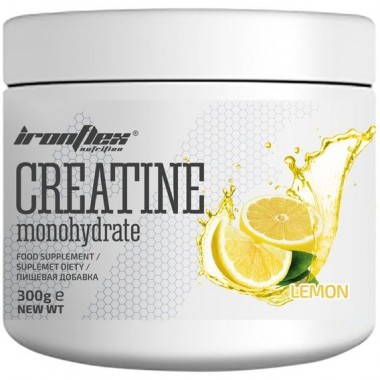 Креатин моногидрат IronFlex Creatine Monohydrate 300 g /120 servings/ Lemon
