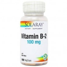 Рибофлавин Solaray Vitamin B2 100 mg 100 Veg Caps SOR04327 Рибофлавин Solaray Vitamin B2 100 mg 100 Veg Caps SOR04327