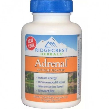 Комплекс для профилактики нервной системы RidgeCrest Herbals Adrenal Fatigue Fighter 60 Veg Caps RCH310