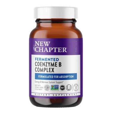 В комплекс New Chapter Fermented Coenzyme B Complex 30 Veg Tabs NC0350