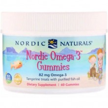 Омега 3 Nordic Naturals Omega-3 60 Gummies Tangerine Flavor NOR30130 Омега 3 Nordic Naturals Omega-3 60 Gummies Tangerine Flavor NOR30130