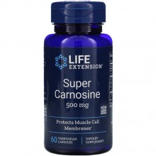 Комплекс для профилактики работы головного мозга Life Extension Super Carnosine 500 mg 60 Veg Caps LEX20206