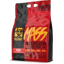 Гейнер Mutant Mass 6800 g /24 servings/ Strawberry Banana Гейнер Mutant Mass 6800 g /24 servings/ Strawberry Banana