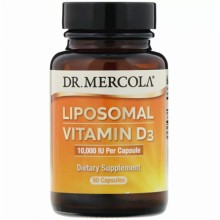 Витамин D Dr. Mercola Liposomal Vitamin D3 10000 IU 90 Caps