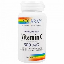 Витамин C Solaray Vitamin C 500 mg 100 Veg Caps Витамин C Solaray Vitamin C 500 mg 100 Veg Caps