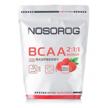 Аминокислота BCAA для спорта Nosorog Nutrition BCAA 2:1:1 200 g /36 servings/ Raspberry Аминокислота BCAA для спорта Nosorog Nutrition BCAA 2:1:1 200 g /36 servings/ Raspberry