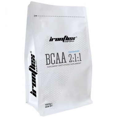 Аминокислота BCAA для спорта IronFlex BCAA Performance 2-1-1 1000 g /200 servings/ Cherry