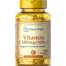 Витамин E Puritan's Pride Vitamin E 400 IU 250 Softgels Витамин E Puritan's Pride Vitamin E 400 IU 250 Softgels