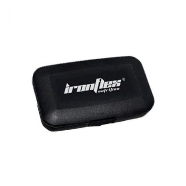 Таблетница (органайзер) для спорта IronFlex Pill Box Black