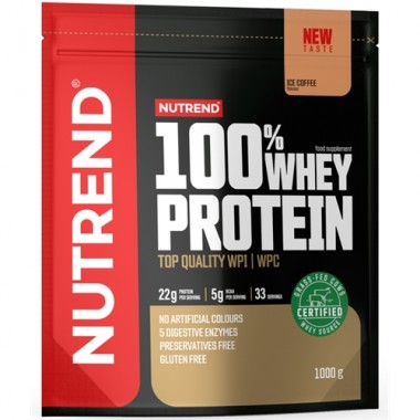 Протеин Nutrend 100% Whey Protein 1000 g /33 servings/ Ice Coffe