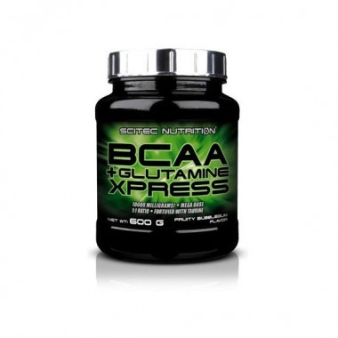 Аминокислота BCAA для спорта Scitec Nutrition BCAA+Glutamine Xpress 600 g /50 servings/ Apple