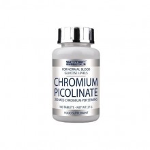Микроэлемент Хром для спорта Scitec Nutrition Chromium Picolinate 100 Tabs