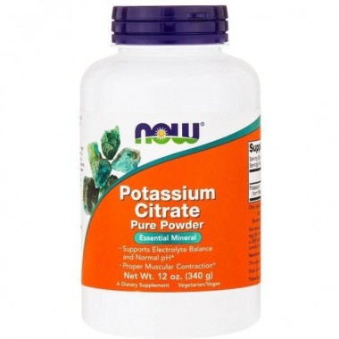 Микроэлемент Калий NOW Foods Potassium Citrate 340 g /243 servings/