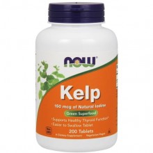 Ламинария NOW Foods Kelp 150 mcg 200 Tabs
