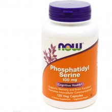 Комплекс для профилактики работы головного мозга NOW Foods Phosphatidyl Serine 100 mg 120 Veg Caps Комплекс для профилактики работы головного мозга NOW Foods Phosphatidyl Serine 100 mg 120 Veg Caps