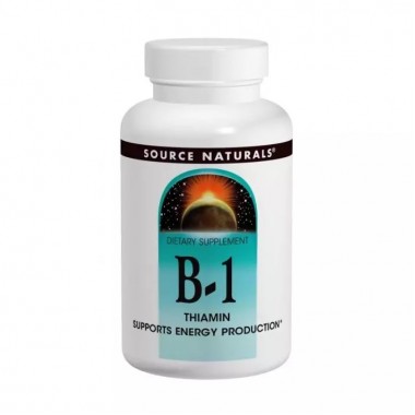 Тиамин Source Naturals Vitamine B-1, Thiamin 100 mg 250 Tabs