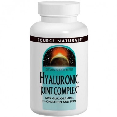 Препарат для суставов и связок Source Naturals Hyaluronic Joint Complex with Chondroitin and МСМ 60 Tabs