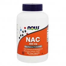 Ацетилцистеин NOW Foods N-Acetylcysteine 600 mg 250 Veg Caps