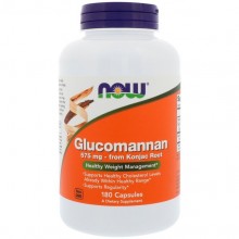 Клетчатка NOW Foods Glucomannan 575 mg 180 Caps