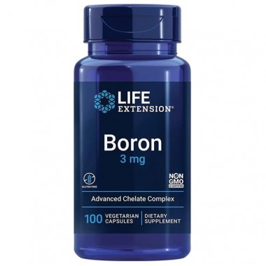 Микроэлемент Бор Life Extension Boron 3 mg 100 Caps LEX-16611