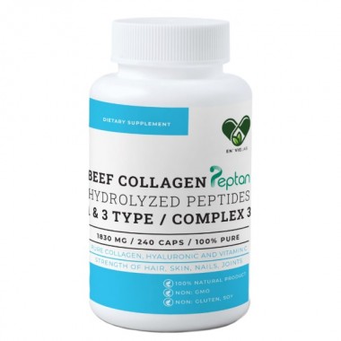 Коллаген En`vie Lab Beef Collagen Complex 3 (1&3 TYPE) 1830 mg 240 Caps