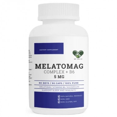Мелатонин для сна En`vie Lab Melatomag 5 mg 90 Caps Мелатонин для сна En`vie Lab Melatomag 5 mg 90 Caps